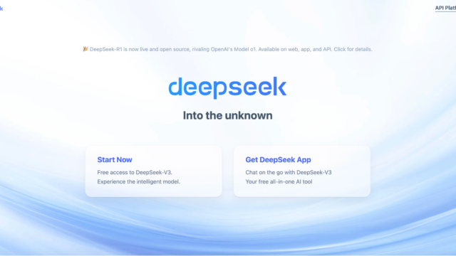 deepseek homepage image